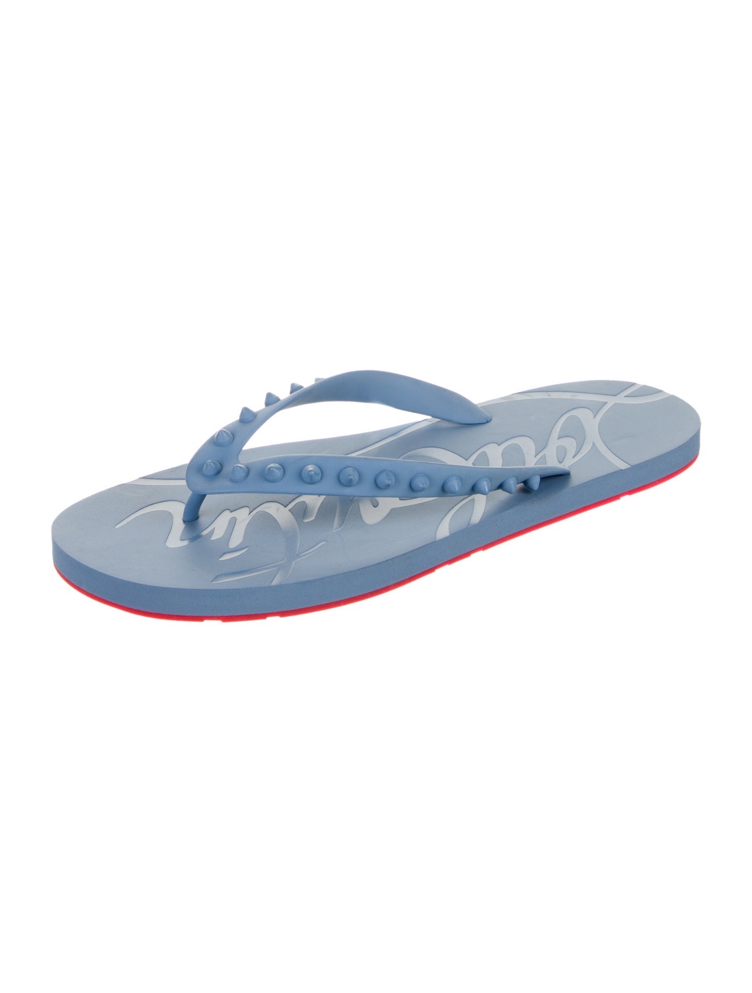Christian Louboutin Rubber Flip Flops