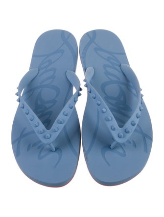 Christian Louboutin Rubber Flip Flops