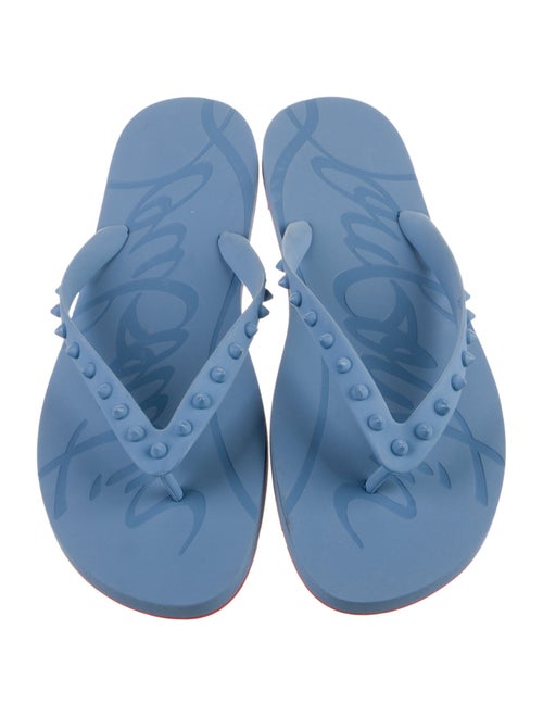 Christian Louboutin Rubber Flip Flops