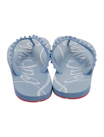 Christian Louboutin Rubber Flip Flops