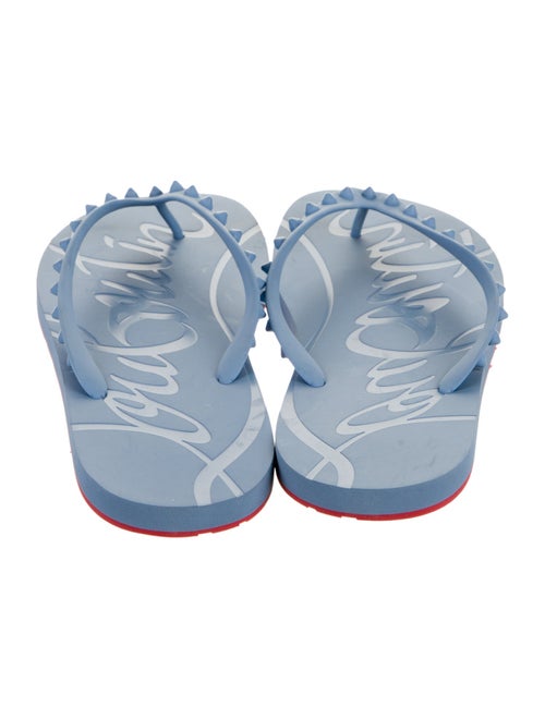 Christian Louboutin Rubber Flip Flops