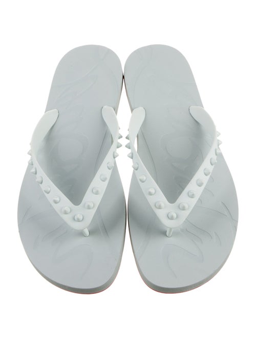 Christian Louboutin Rubber Printed Flip Flops