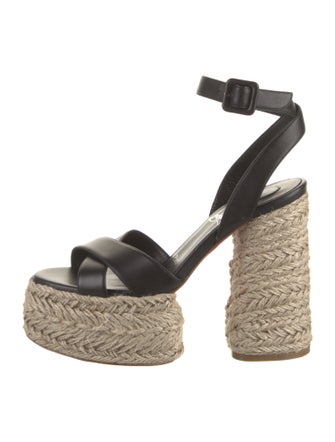 Christian Louboutin Leather Espadrilles