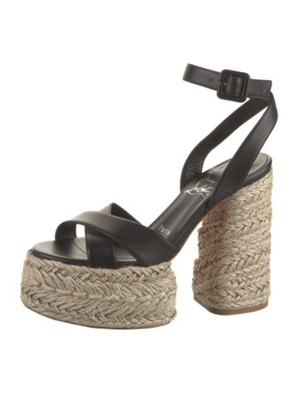 Christian Louboutin Leather Espadrilles