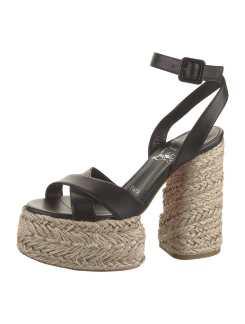 Christian Louboutin Leather Espadrilles