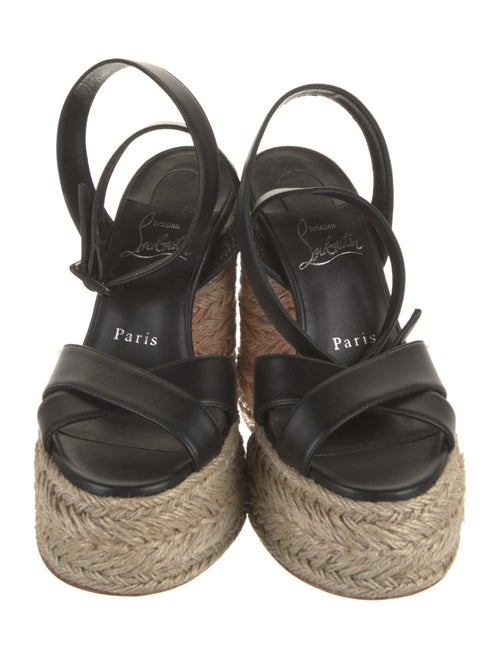 Christian Louboutin Leather Espadrilles
