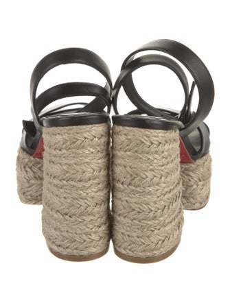 Christian Louboutin Leather Espadrilles