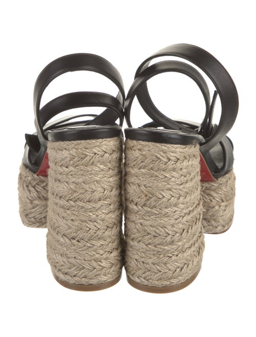 Christian Louboutin Leather Espadrilles