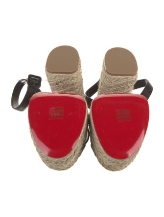 Christian Louboutin Leather Espadrilles
