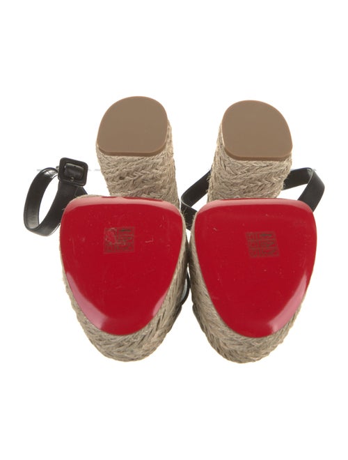 Christian Louboutin Leather Espadrilles