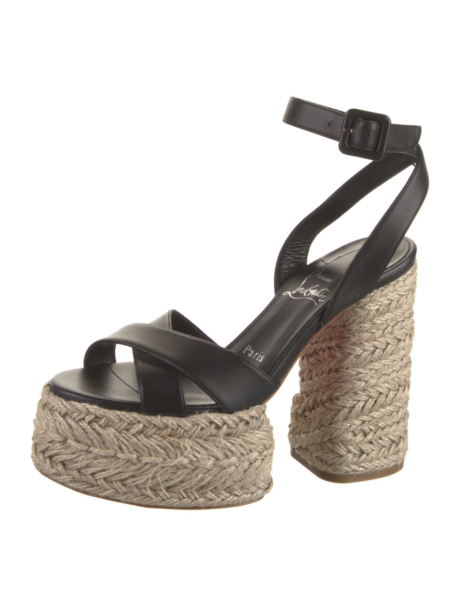 Christian Louboutin Leather Espadrilles