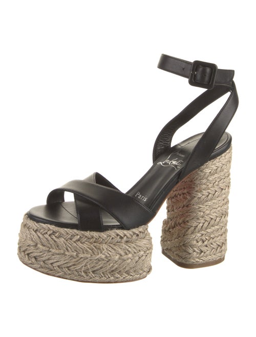 Christian Louboutin Leather Espadrilles