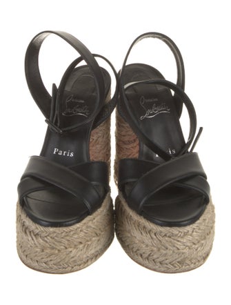 Christian Louboutin Leather Espadrilles