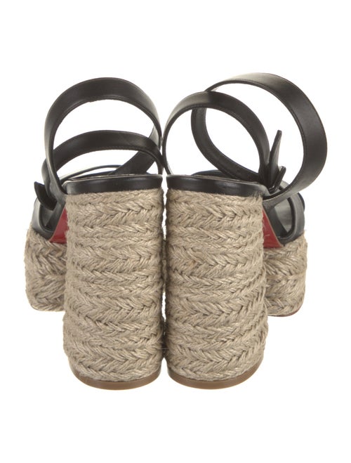 Christian Louboutin Leather Espadrilles