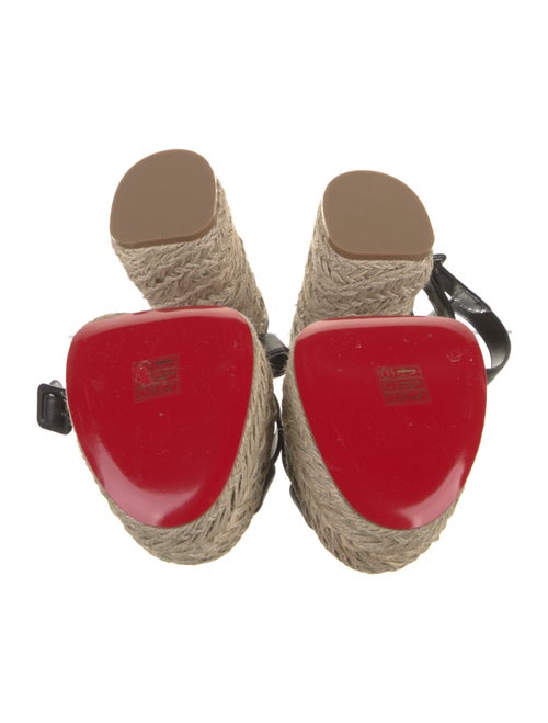 Christian Louboutin Leather Espadrilles