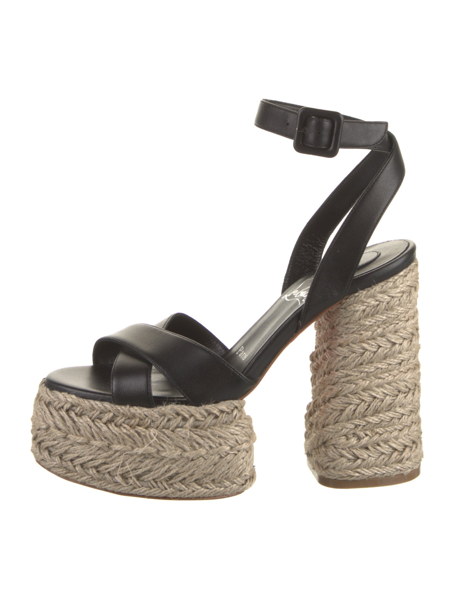 Christian Louboutin Leather Espadrilles