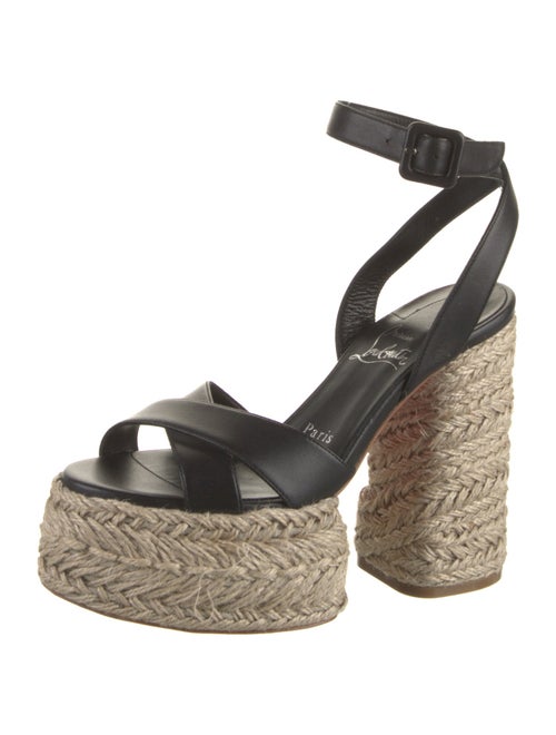 Christian Louboutin Leather Espadrilles