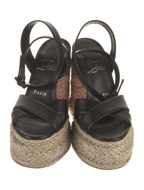 Christian Louboutin Leather Espadrilles