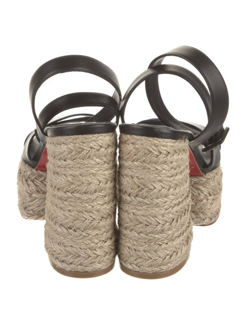 Christian Louboutin Leather Espadrilles