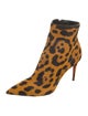 Christian Louboutin Ponyhair Animal Print Boots