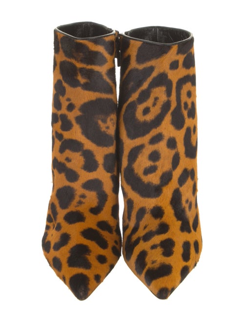 Christian Louboutin Ponyhair Animal Print Boots
