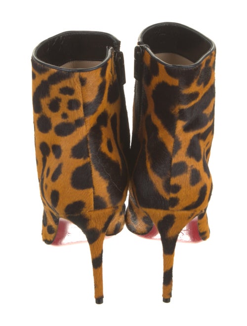 Christian Louboutin Ponyhair Animal Print Boots