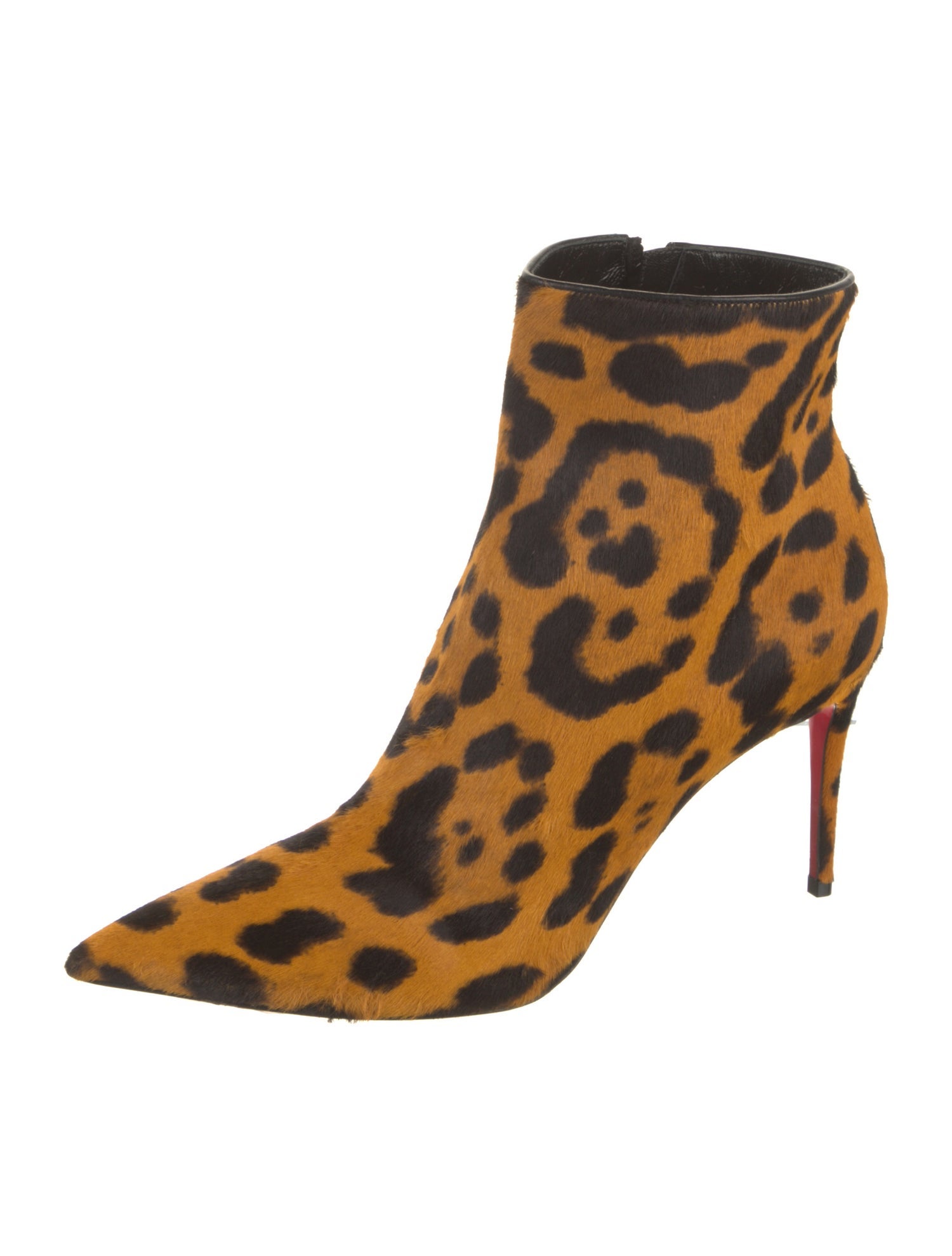 Christian Louboutin Ponyhair Animal Print Boots