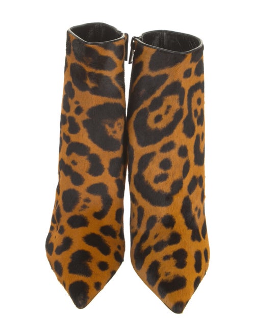 Christian Louboutin Ponyhair Animal Print Boots