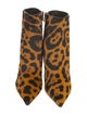 Christian Louboutin Ponyhair Animal Print Boots