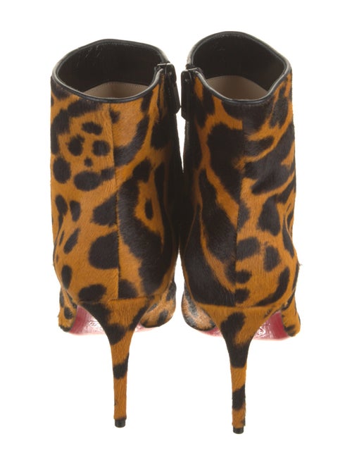 Christian Louboutin Ponyhair Animal Print Boots