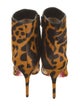 Christian Louboutin Ponyhair Animal Print Boots