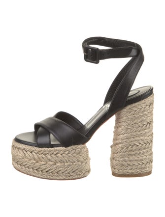 Christian Louboutin Leather Espadrilles