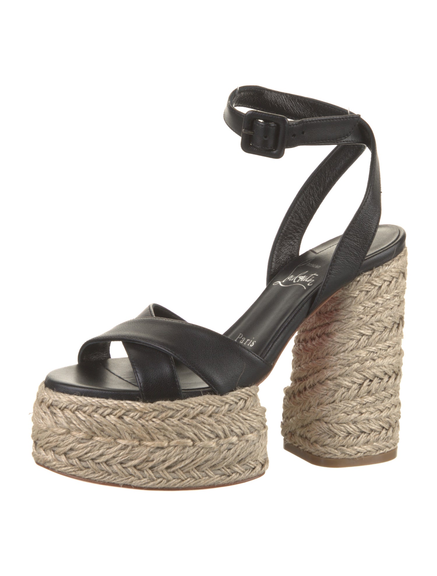 Christian Louboutin Leather Espadrilles