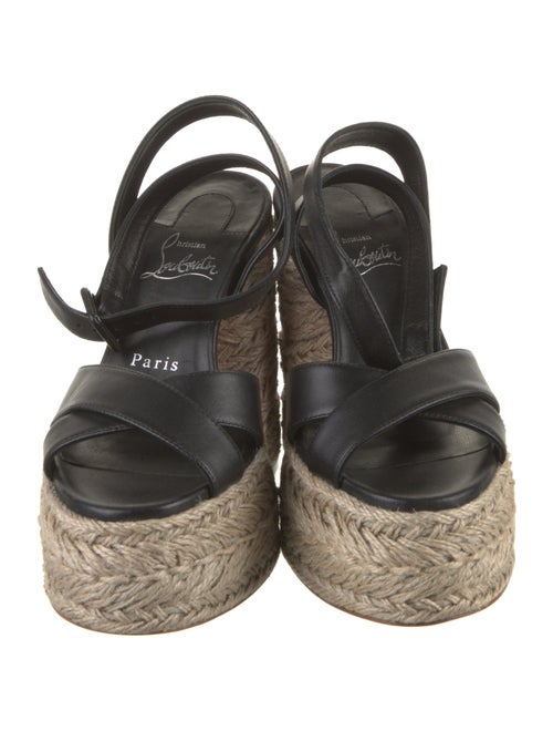 Christian Louboutin Leather Espadrilles