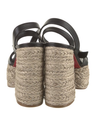 Christian Louboutin Leather Espadrilles