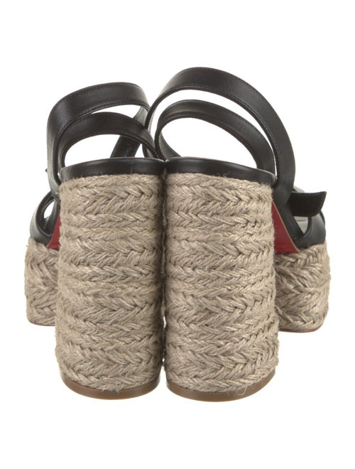 Christian Louboutin Leather Espadrilles