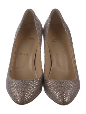 Christian Louboutin Glitter Glitter Accents Pumps