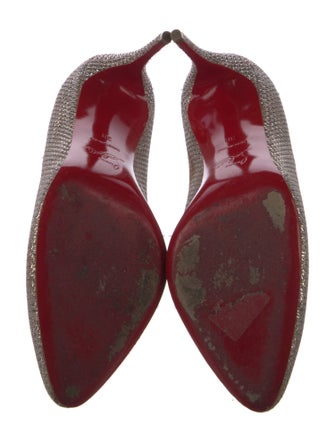 Christian Louboutin Glitter Glitter Accents Pumps
