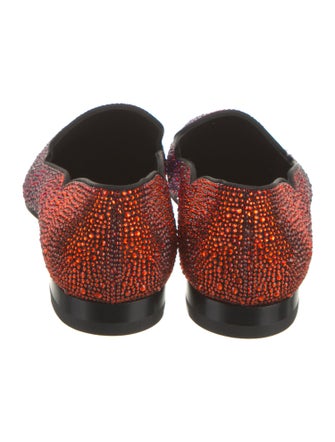 Christian Louboutin Crystal Printed Loafers