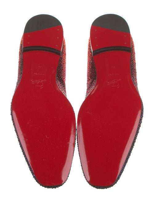 Christian Louboutin Crystal Printed Loafers