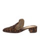 Christian Louboutin Ponyhair Animal Print Mules