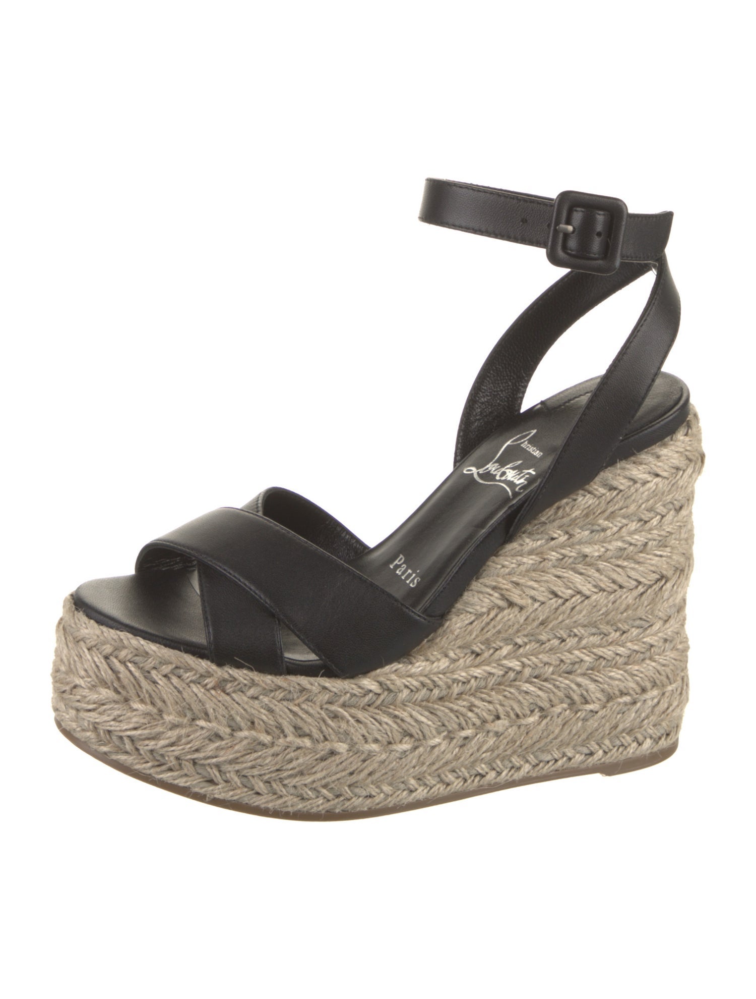 Christian Louboutin Leather Espadrilles