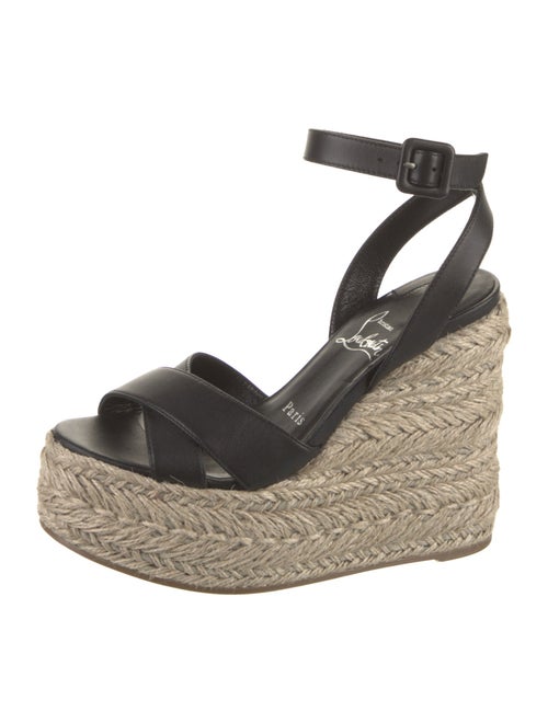 Christian Louboutin Leather Espadrilles