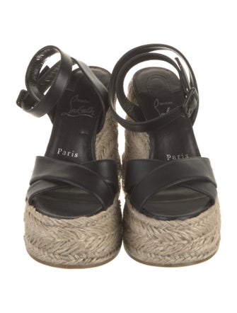 Christian Louboutin Leather Espadrilles