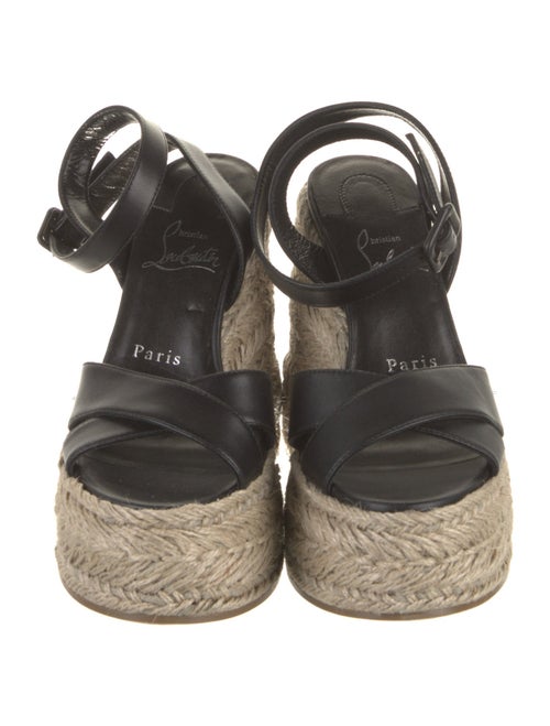 Christian Louboutin Leather Espadrilles