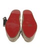 Christian Louboutin Leather Espadrilles