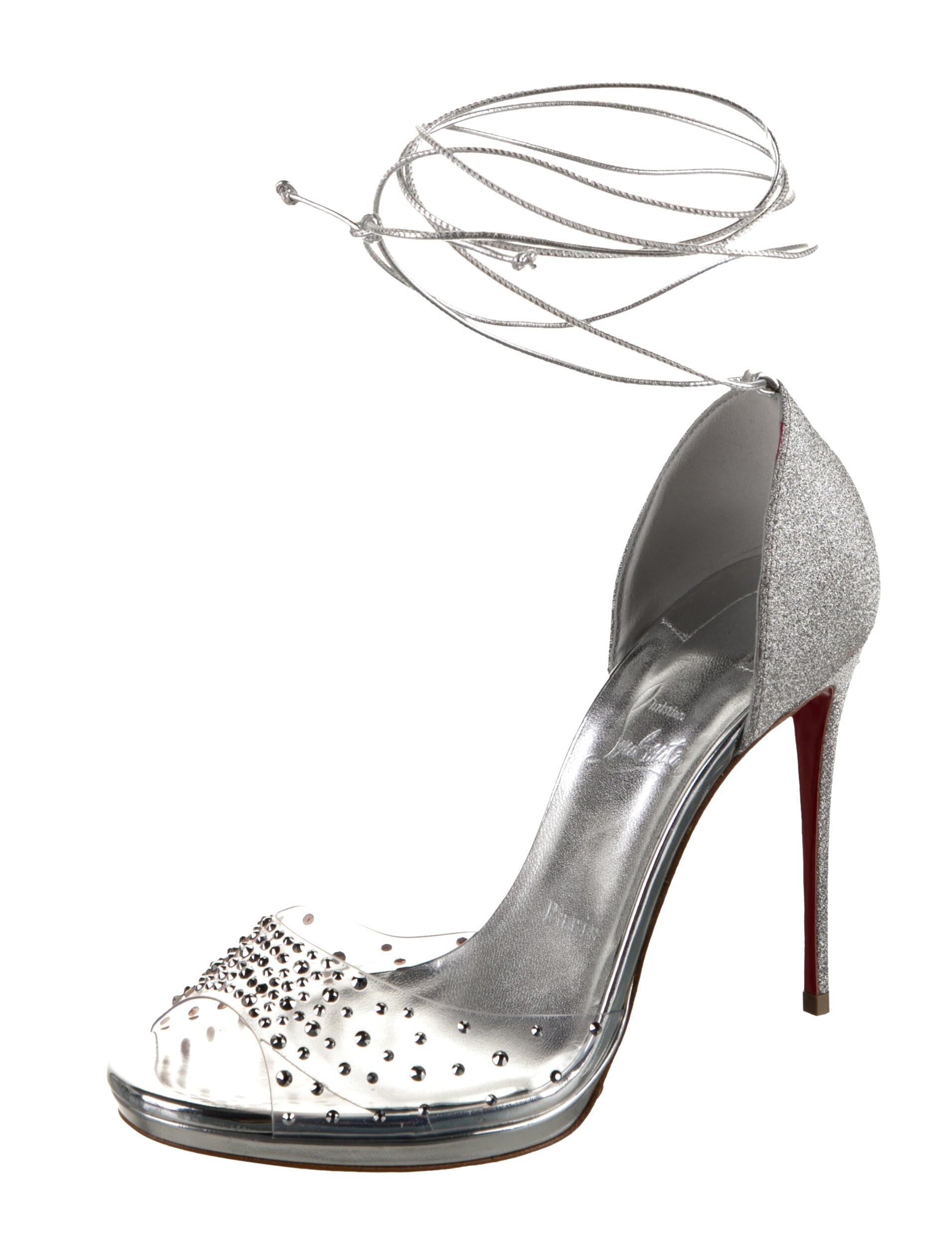 Christian Louboutin PVC Animal Print Sandals