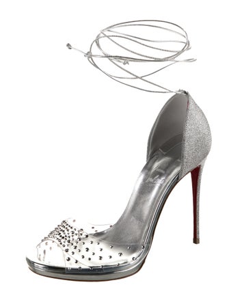 Christian Louboutin PVC Animal Print Sandals