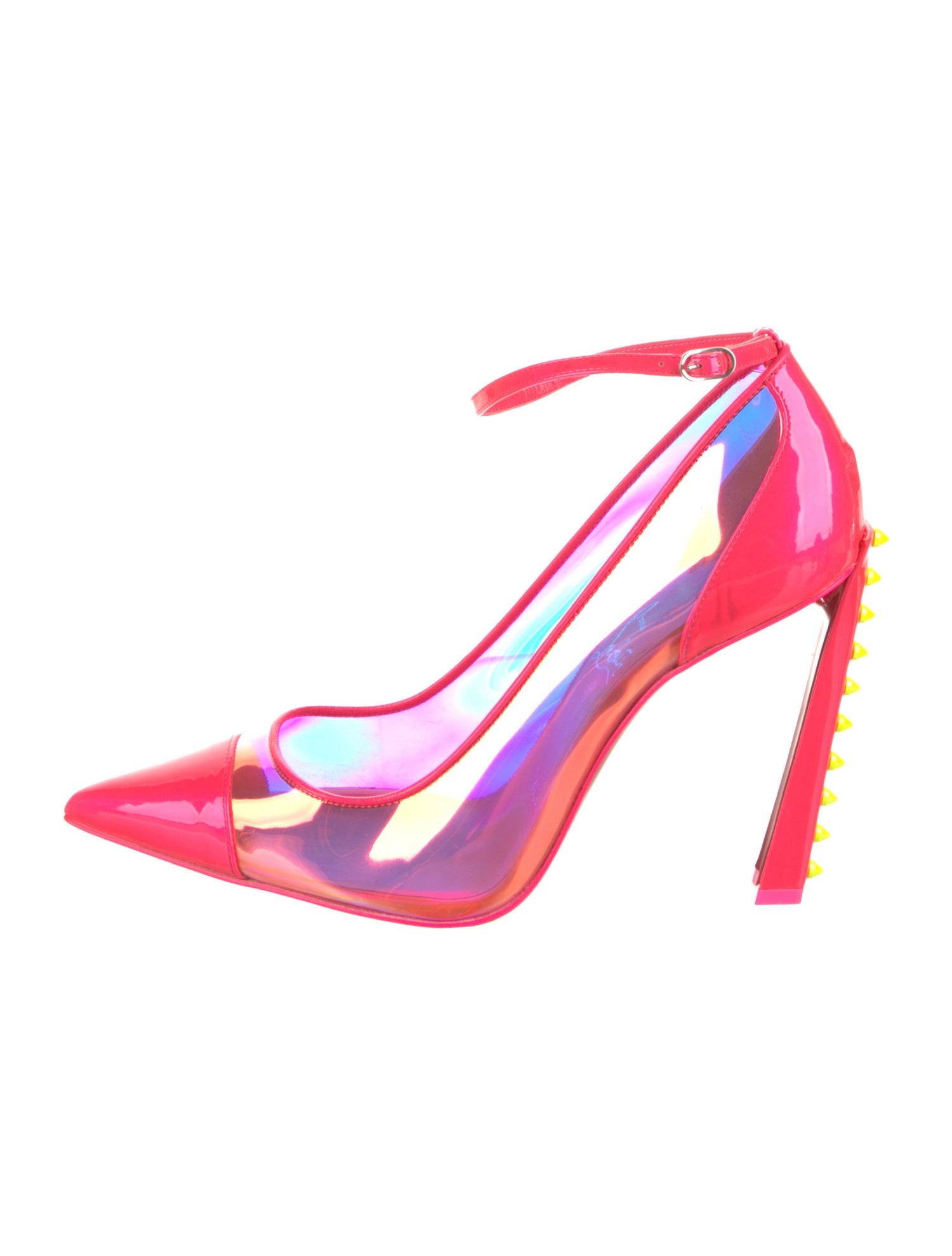 Christian Louboutin Spike Accents PVC Pumps