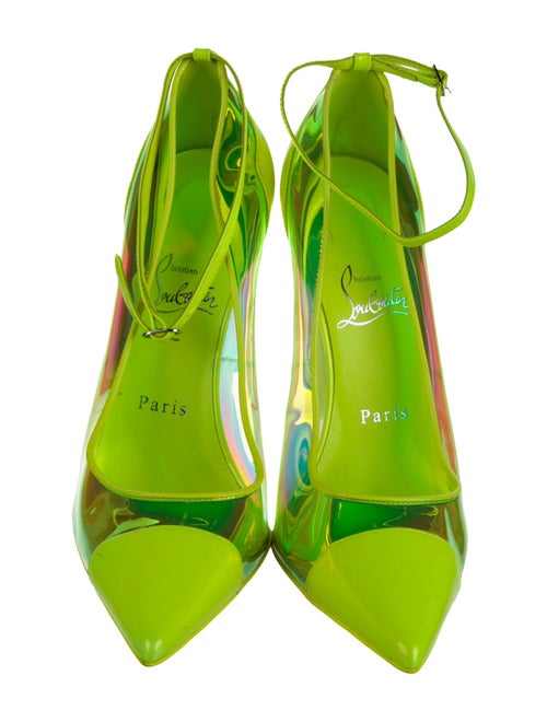 Christian Louboutin PVC Printed Slingback Pumps